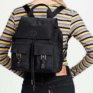 AUTHENTIC TORY BUTCH TILDA BACKPACK BLACK